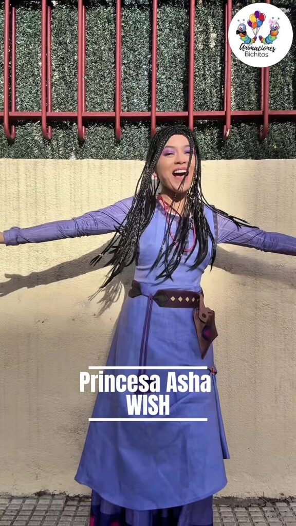 Fiesta Princesa Asha (Wish) en Madrid — animación infantil Bichitos (foto 1)