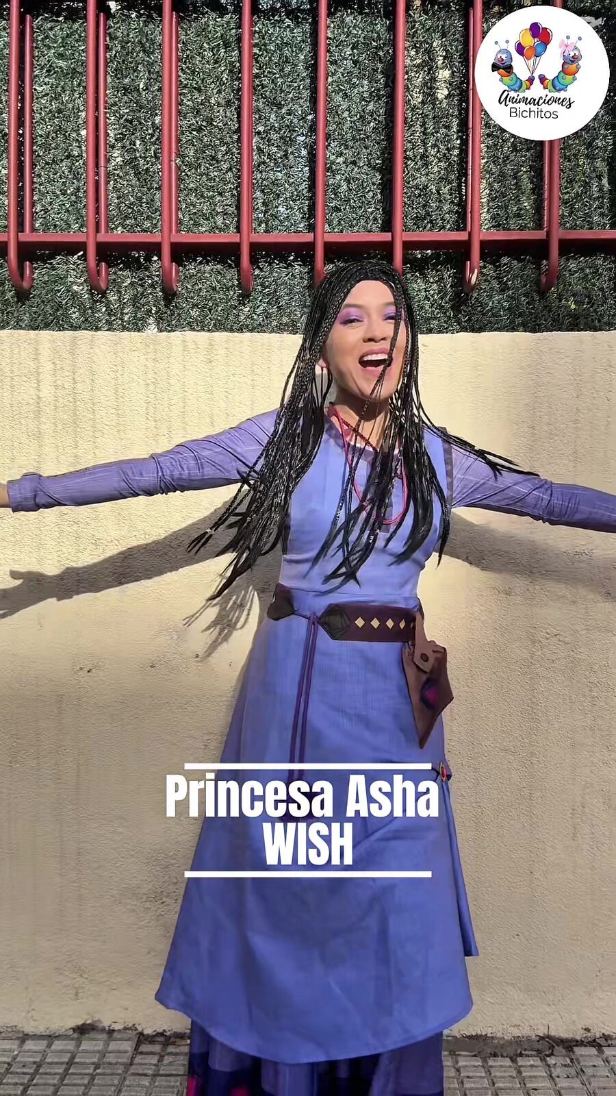 Fiesta Princesa Asha (Wish) en Madrid — Animación cumpleaños
