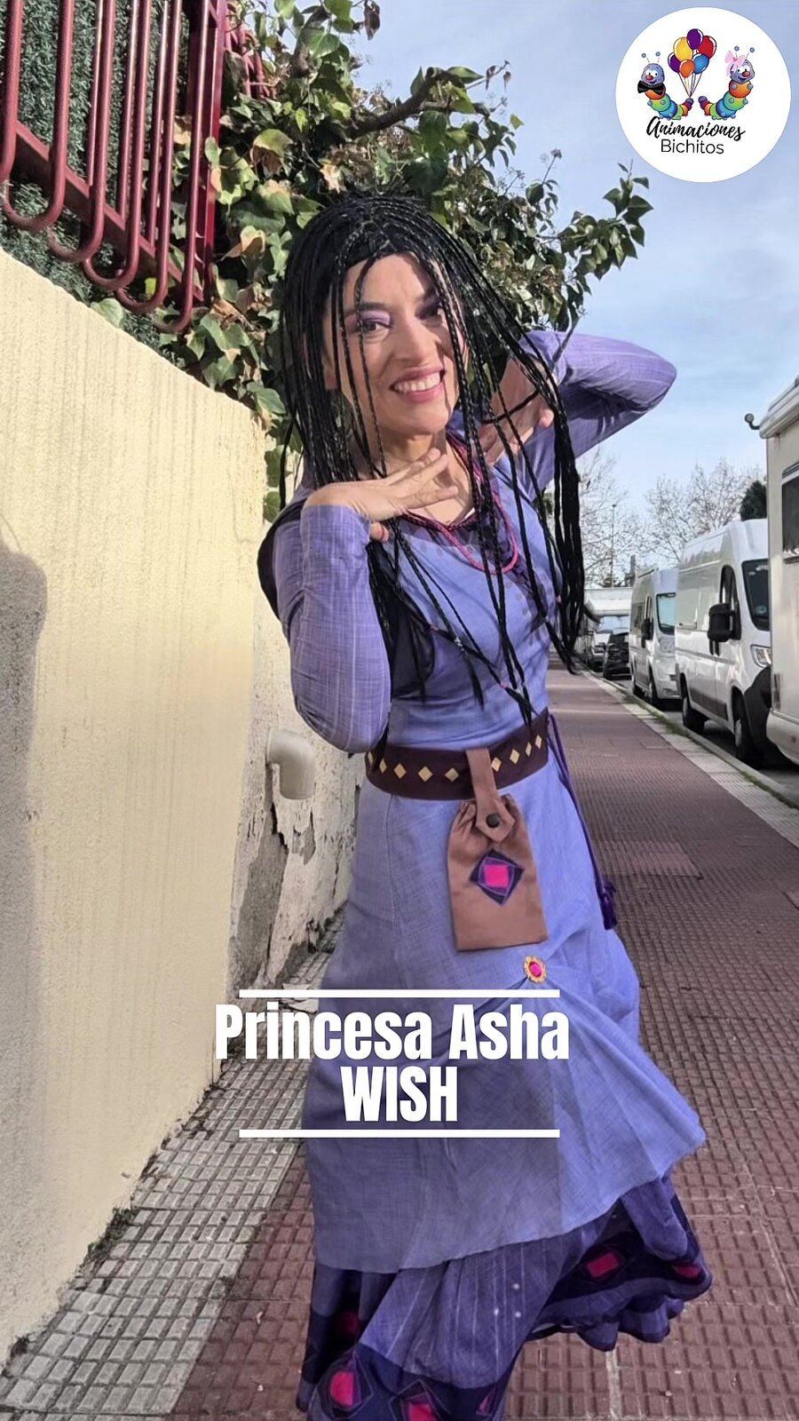 Fiesta Princesa Asha (Wish) en Madrid — Animación cumpleaños - foto 3