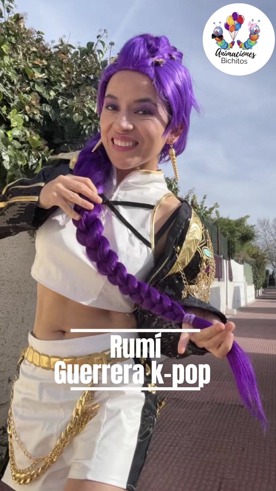 Fiesta K-Pop Demon Hunters en Madrid — Animación Rumi - foto 3